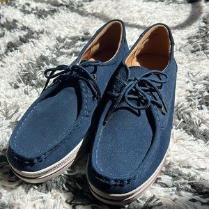Navy Blue Loafers